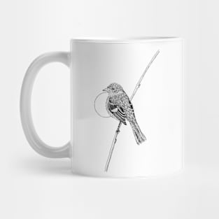 Minimal bird illustration Mug